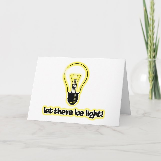 Let There Be Light Card (Front)