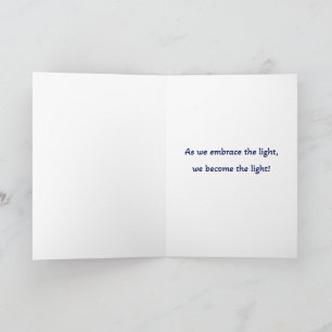 Let there be light card