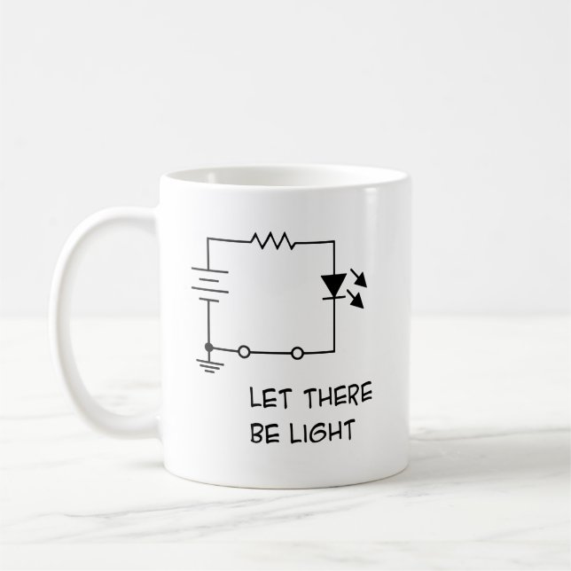 Let There Be Light Coffee Mug (Left)