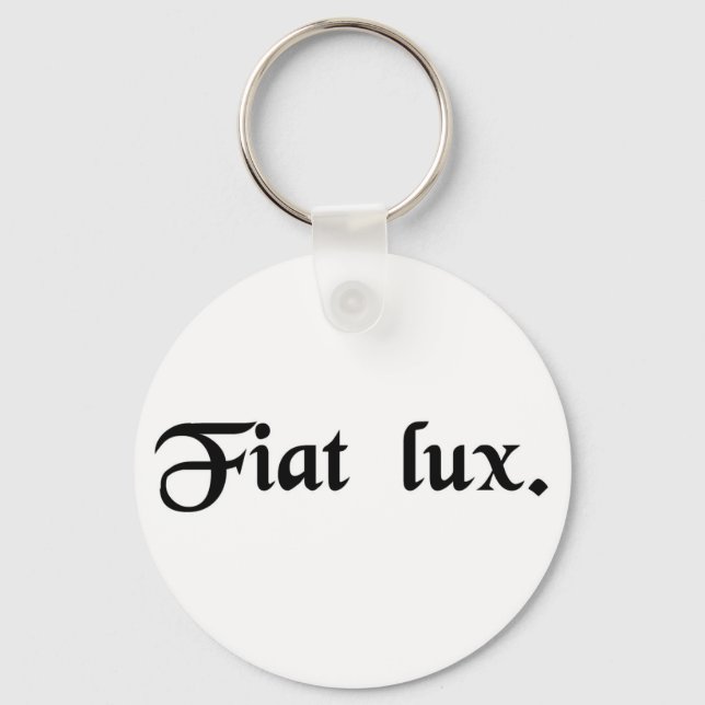 Let there be light. key ring (Front)