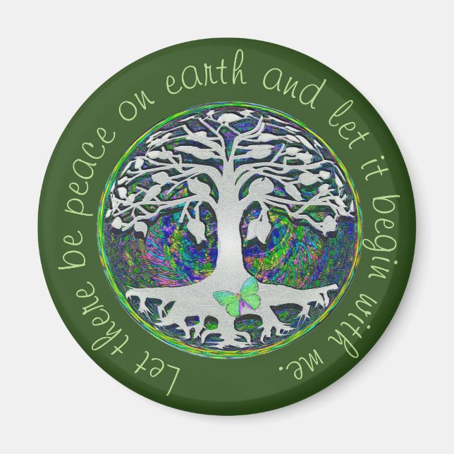 Let there Be Peace on Earth Magnet (Front)