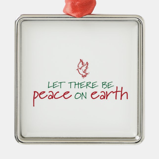 Let There Be Peace on Earth Ornament (Front)