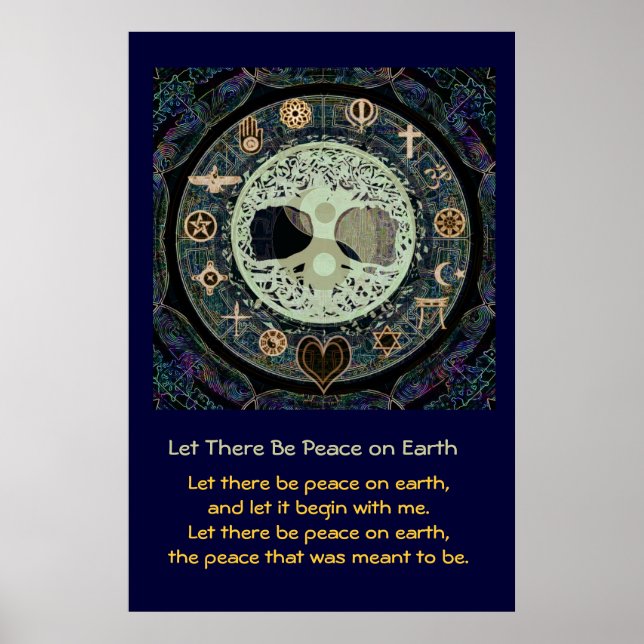 Let There Be Peace on Earth Poster (Front)