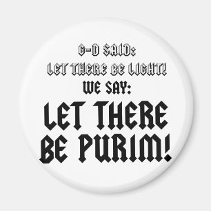 let there be purim magnet