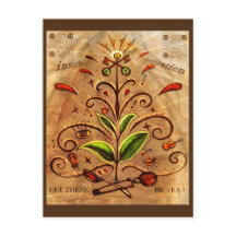 'Let There be Tea' Postcard