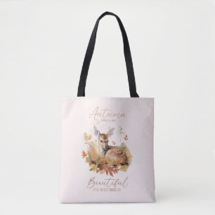 Let Things Go Autumn Tote Bag