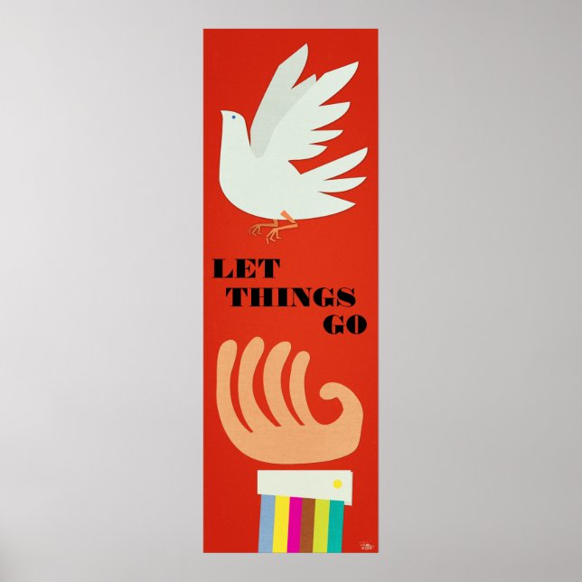 Let Things Go Customisable Posters (Front)