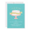 Let Us Eat Cake Birthday Invitation