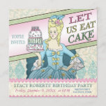 Let Us Eat Cake Party Invitations<br><div class="desc">It's all about the CAKE! Get your friends ready to party with these Parisian patisserie inspired invitations.</div>