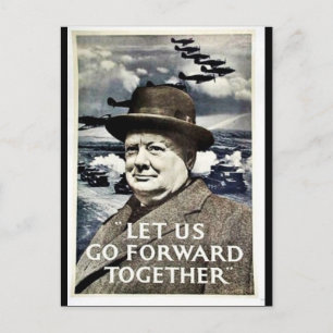Let Us Go For War Postcard