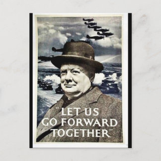 Let Us Go For War Postcard