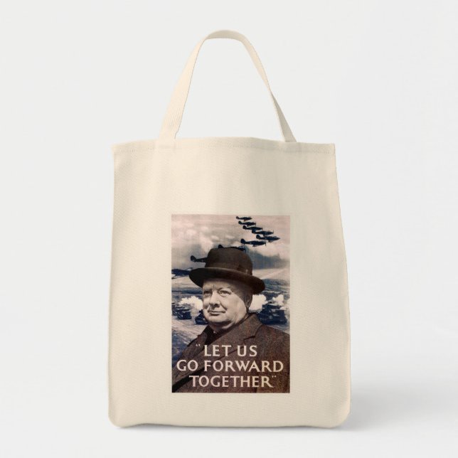 Let Us Go Forward Together Tote Bag (Front)