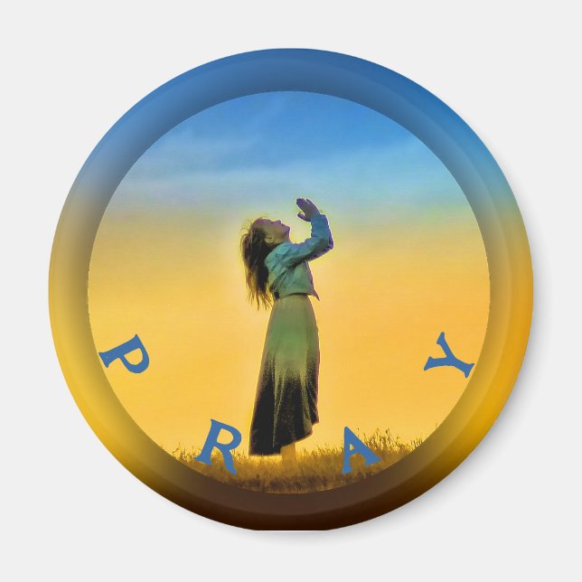 Let Us Pray to Makes Lives Better Magnet (Front)