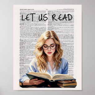 Let Us Read Poster
