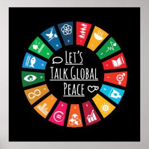 Let Us Talk About Peace & Global Goals Poster
