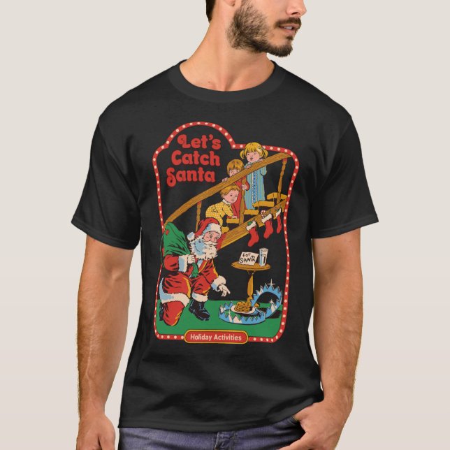 Let&x27;s Catch Santa Classic T-Shirt (Front)