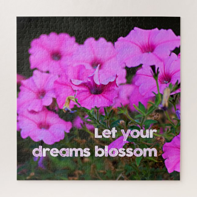 Let Your Dreams Blossom - 20x20 inch Jigsaw Puzzle (Vertical)