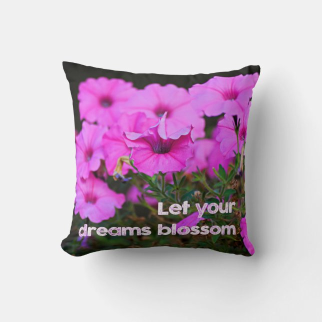 Let Your Dreams Blossom Cushion (Front)