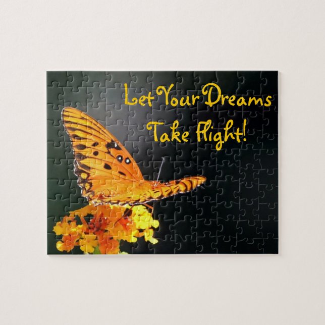 Let Your Dreams... Butterfly Puzzle (Horizontal)