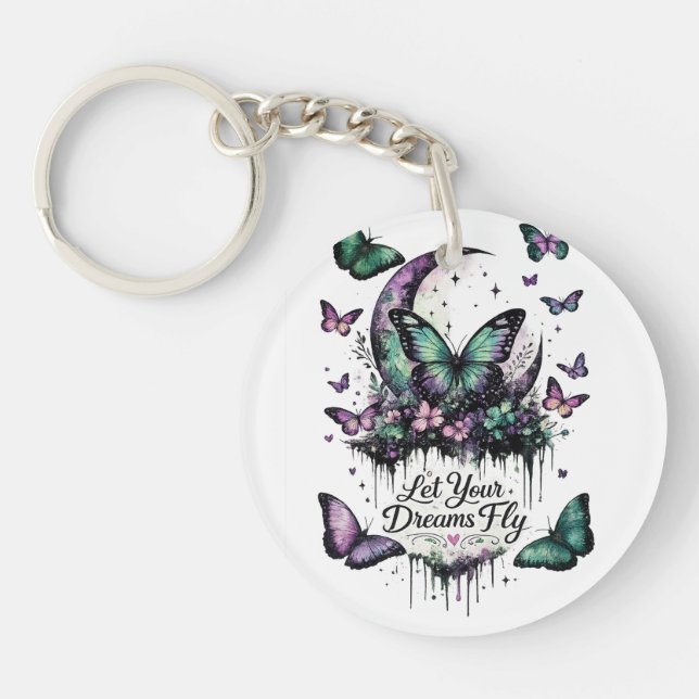 Let Your Dreams Fly Keychain (Front)