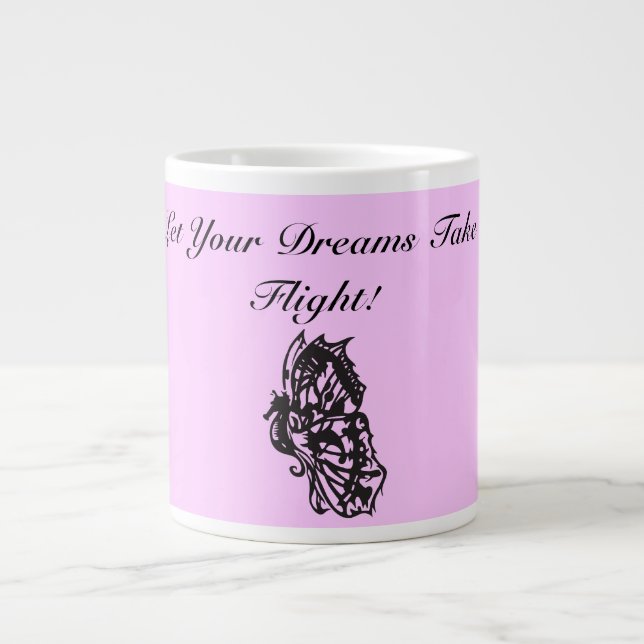Let Your Dreams Large Coffee Mug (Front)
