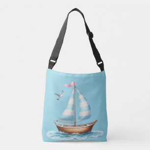 Let your dreams set sail crossbody bag