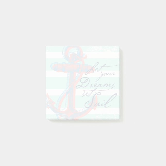 Let Your Dreams Set Sail Post-it Notes (Front)
