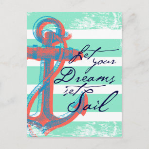 Let Your Dreams Set Sail Postcard