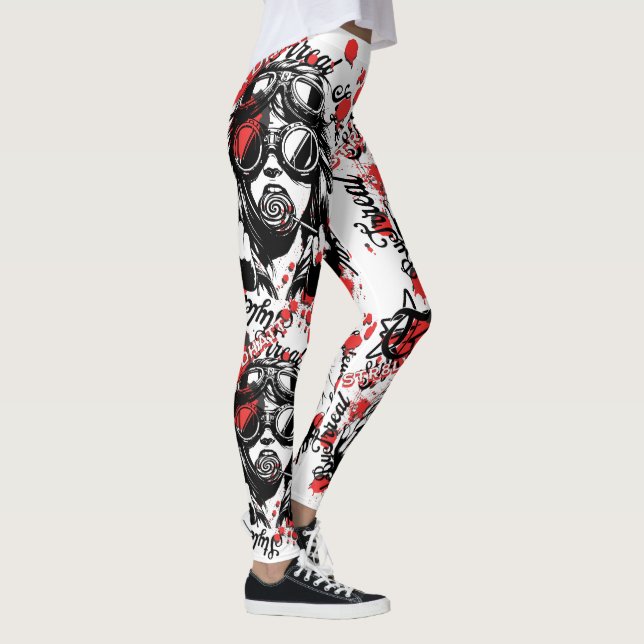 Let your expression speak through your fashion leggings (Right)