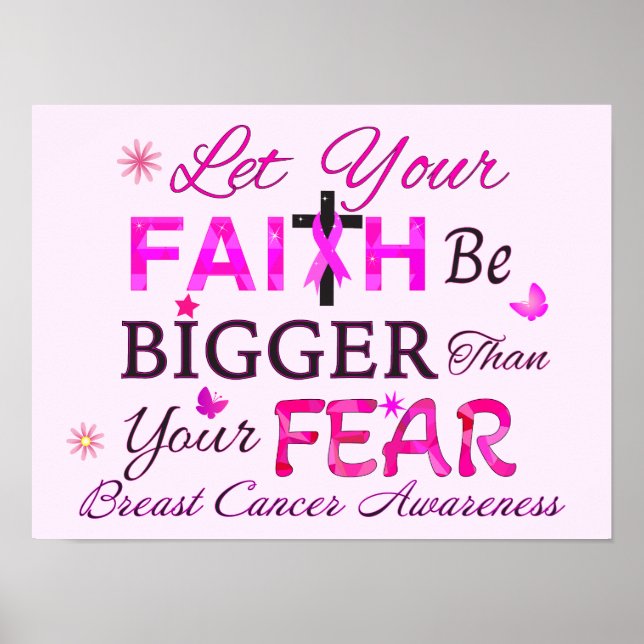 Let Your FAITH Be BIGGER Poster (Front)