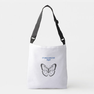 Let your faith take flight crossbody bag