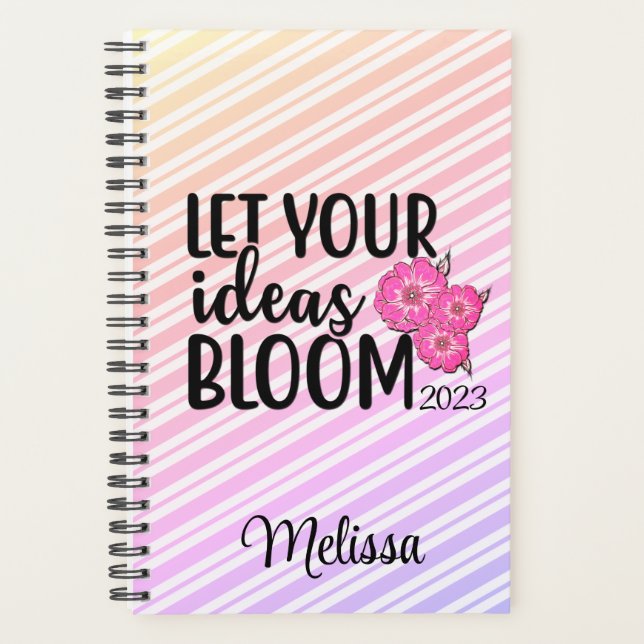Let Your Ideas Bloom Planner (Front)