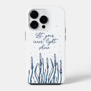 LET YOUR INNER LIGHT SHINE RELIGION FAITH QUOTE iPhone 14 PRO CASE