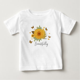 Let Your Light Bloom Design Baby T-Shirt