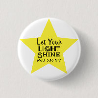 Let Your Light Shine Bible Verse Yellow Star