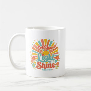 Let Your Light Shine Christian Faith Coffee Mug