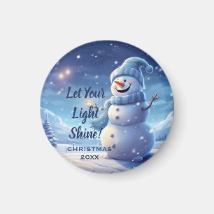 "Let Your Light Shine!" – Christmas Holiday Magnet