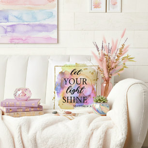 Let your light shine cushion