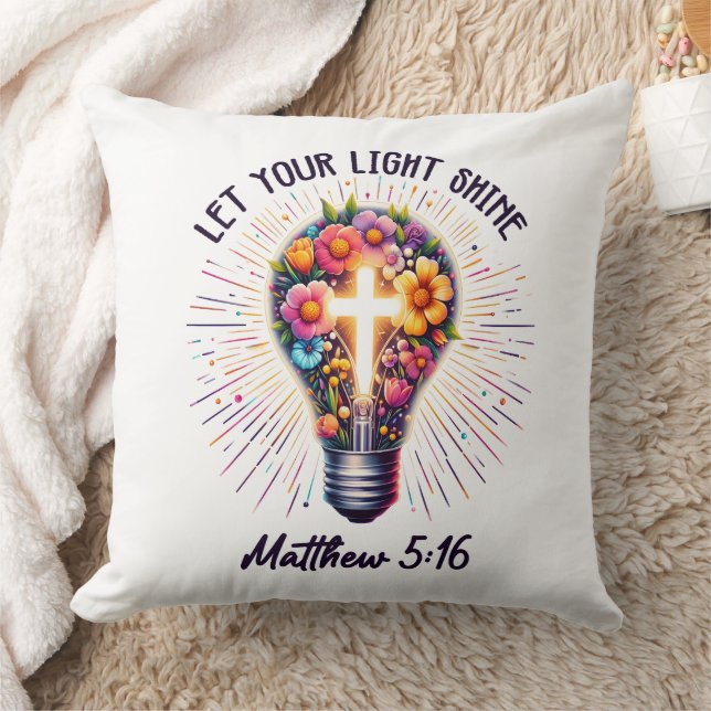Let Your Light Shine Cushion (Blanket)