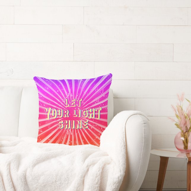Let Your Light Shine Cushion (Couch)