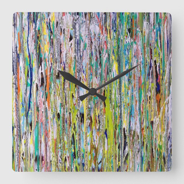 Let Your Light Shine Down Wall Clock (Front)