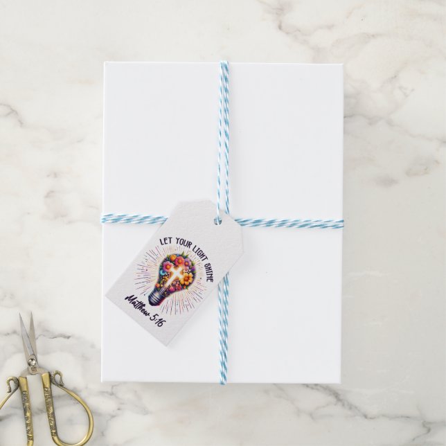 Let Your Light Shine Gift Tags (With Twine)