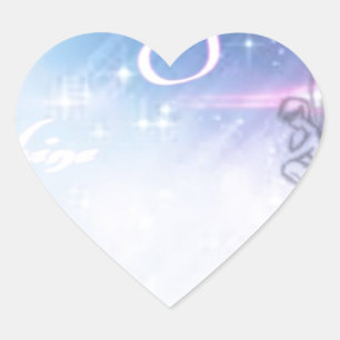 let your light shine heart sticker