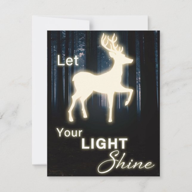 Let your Light Shine Holiday Card (Front)