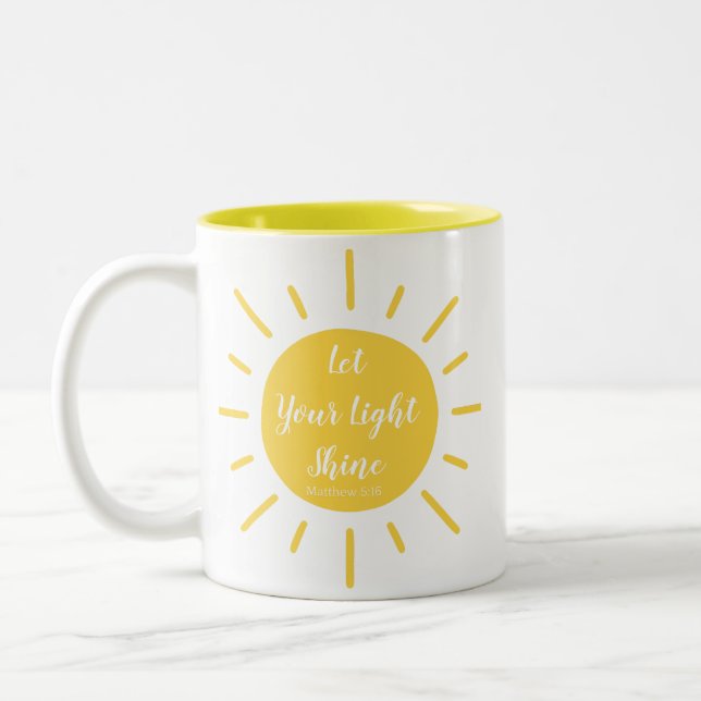 Let Your Light Shine - Matthew 5:16 Mug (Left)