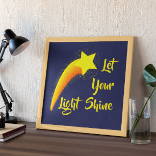 "Let Your Light Shine" Shooting Star Print