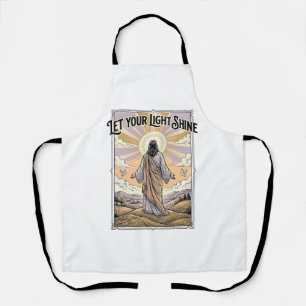 Let Your Light Shine Vintage Faith Apron