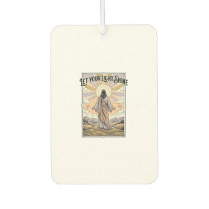 Let Your Light Shine Vintage Faith Car Air Freshener