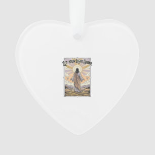 Let Your Light Shine Vintage Faith Ornament