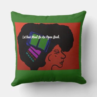 Let Your Mind Be An Open Book Cushion